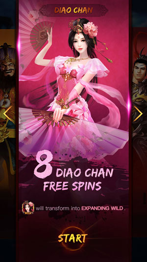 สามก๊ก Diao Chan Free Spin Mode